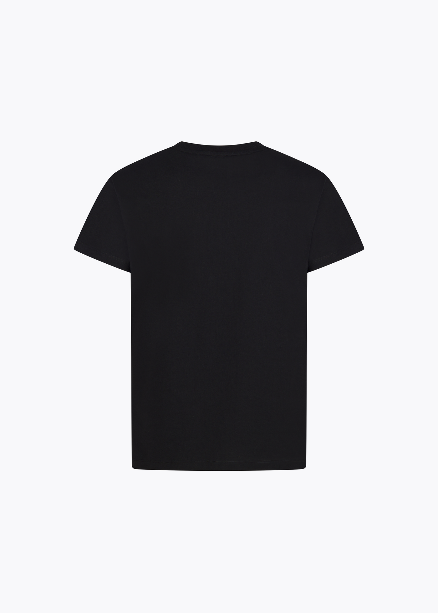 Schwarzes Regular-Fit Sun T-Shirt