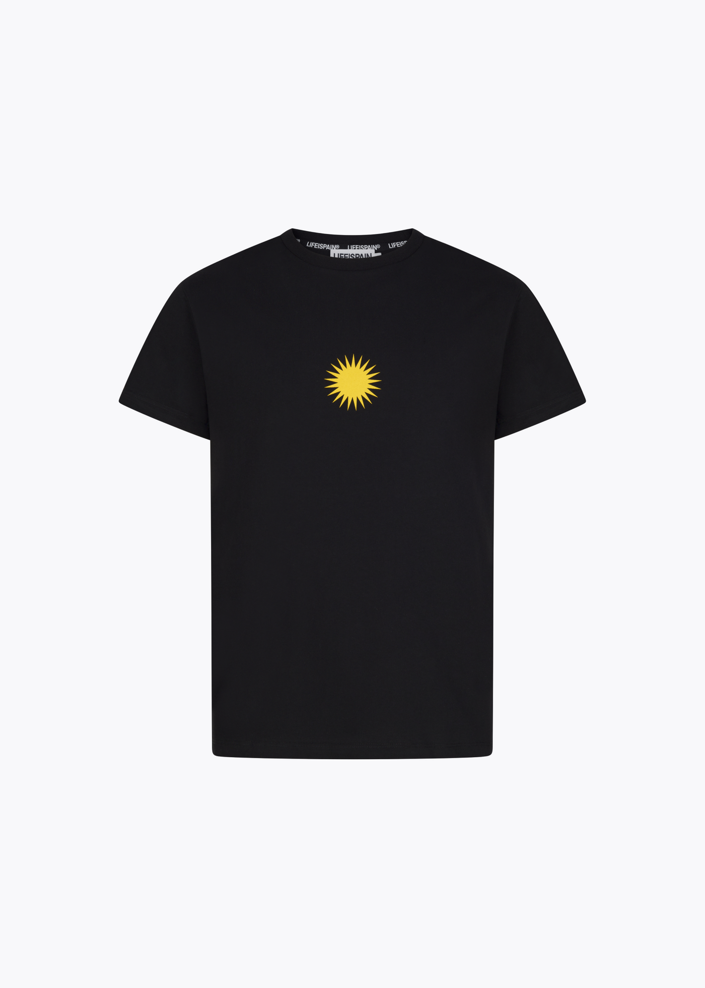 Black Regular Fit Sun T-Shirt