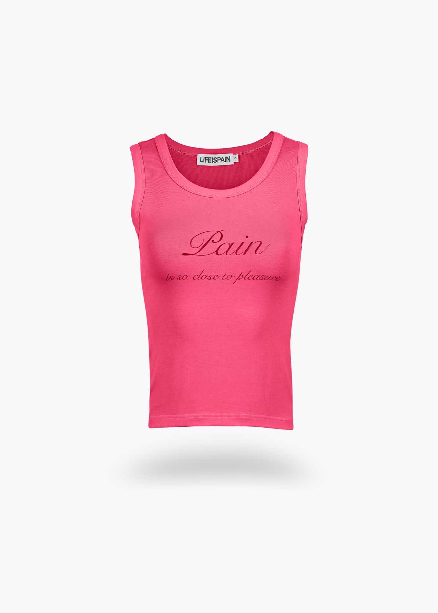 Pink slim fit Tanktop