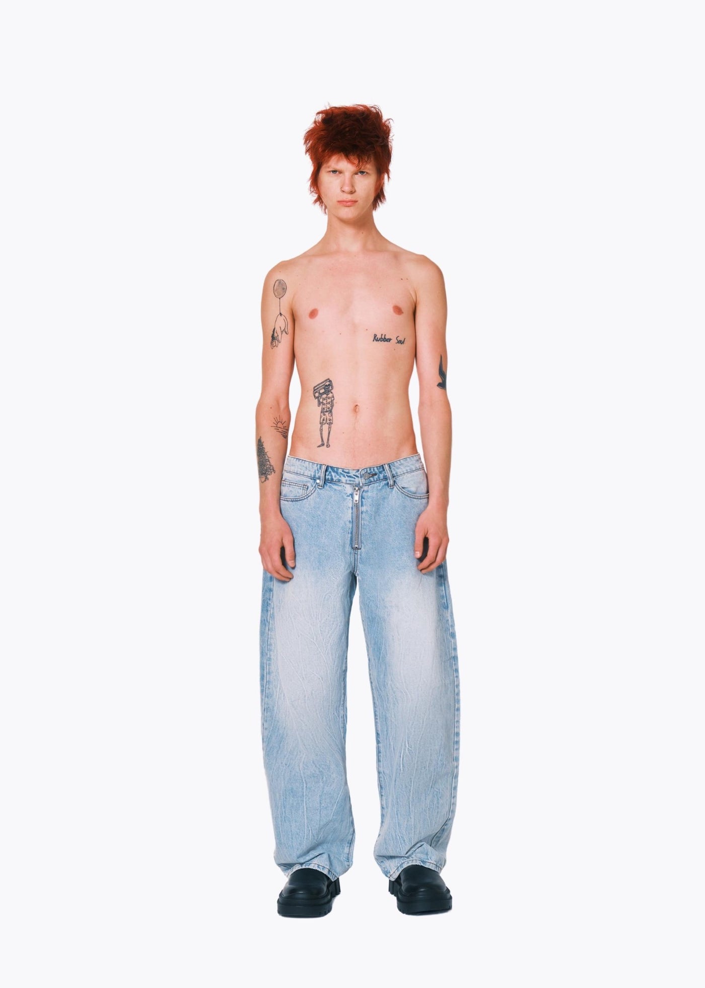 Hellblaue quickie Jeans