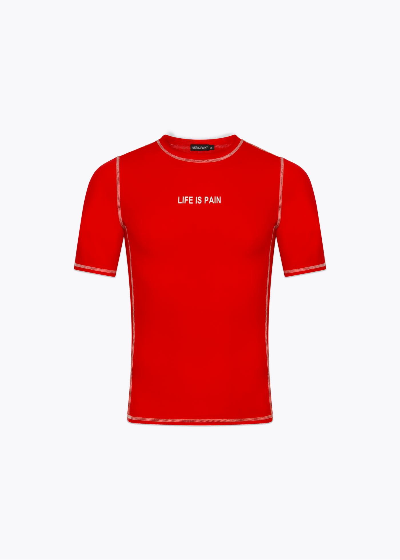 Rotes Nylon T-shirt